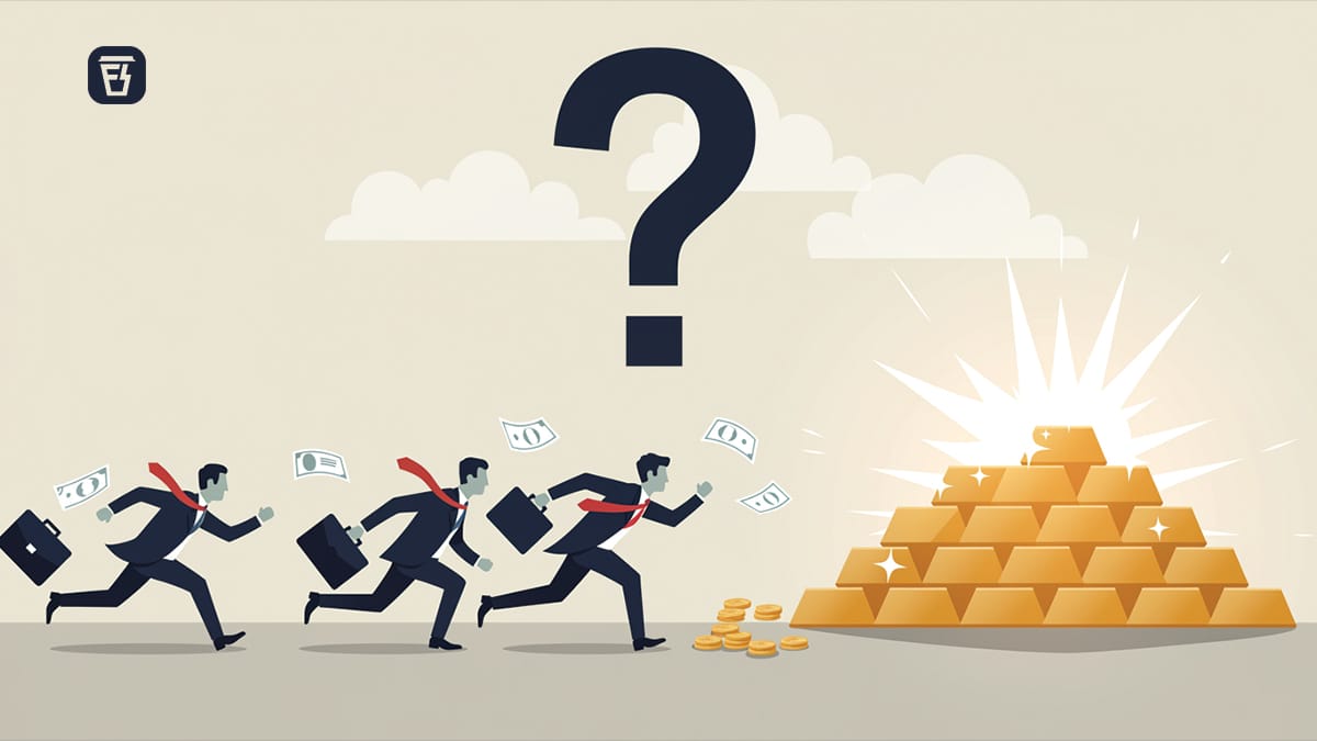 Gold is the new treasury?