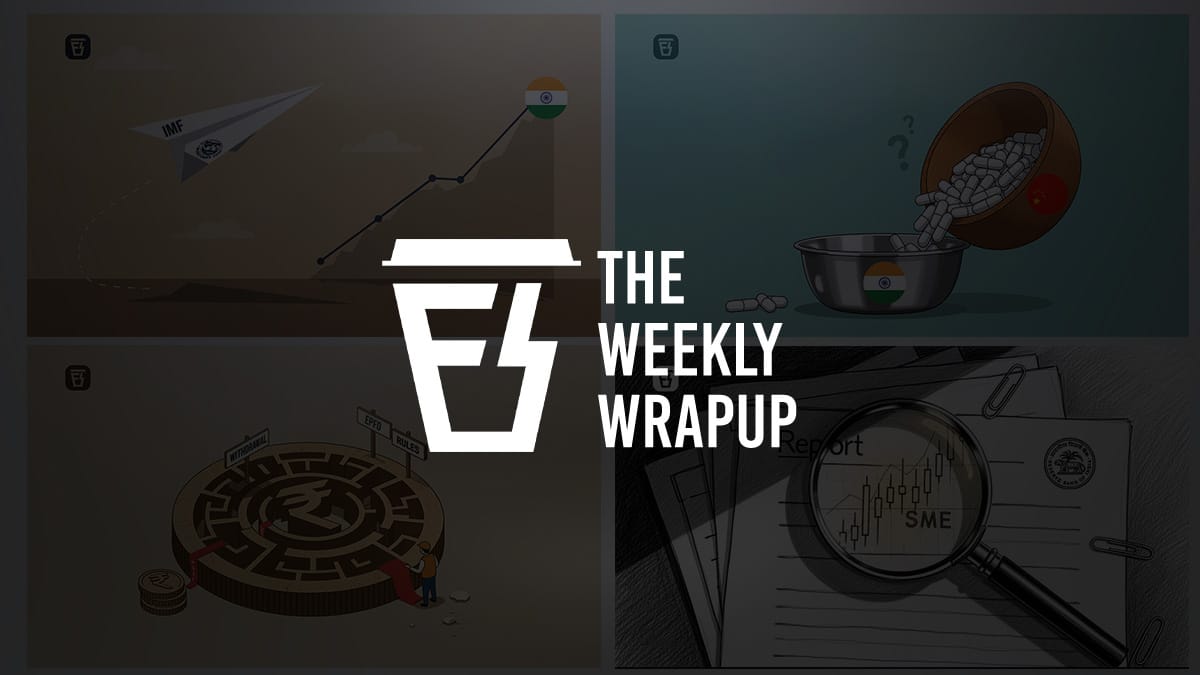 RBI’s report on SME IPOs, IEX info leaks, India’s China drug dependence and more…