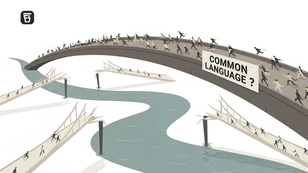 The economics behind a common language