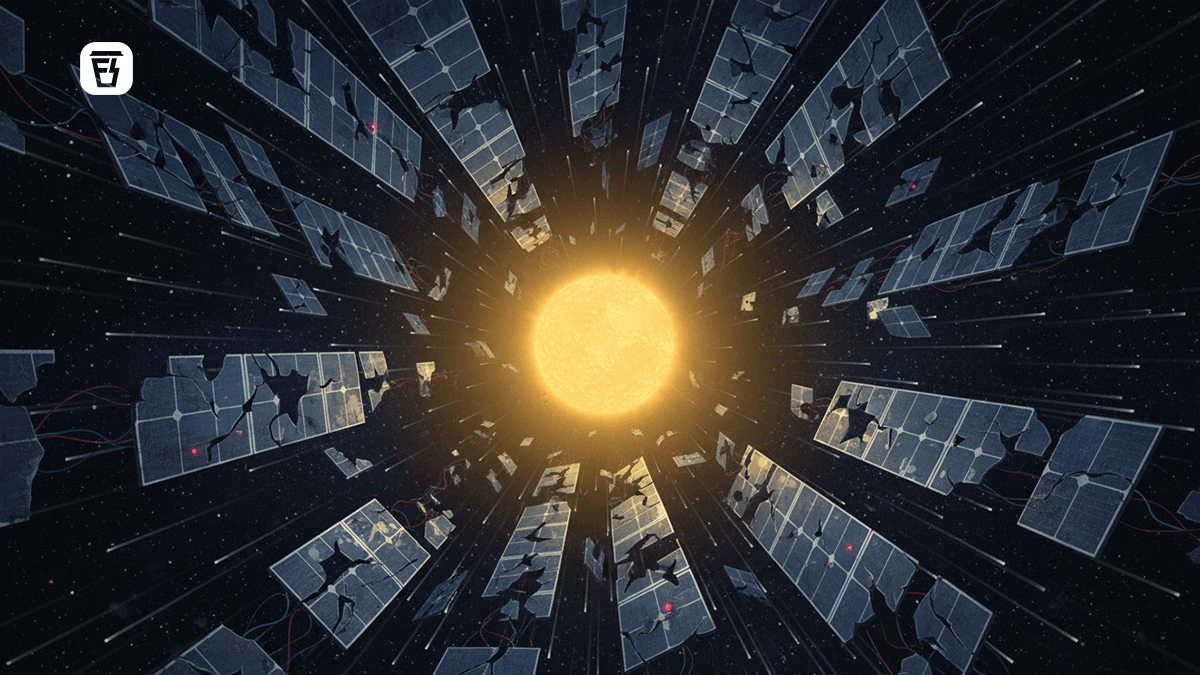 The dark side of the sun