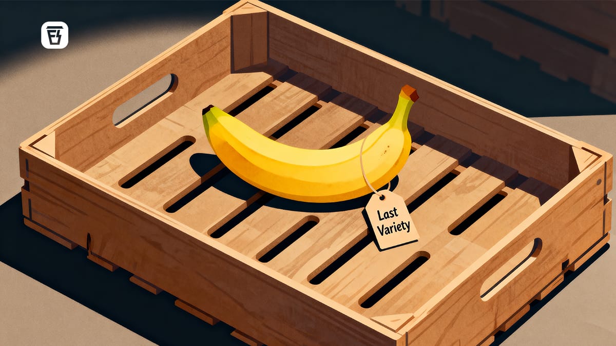 Bananas could go extinct. Wait... what?
