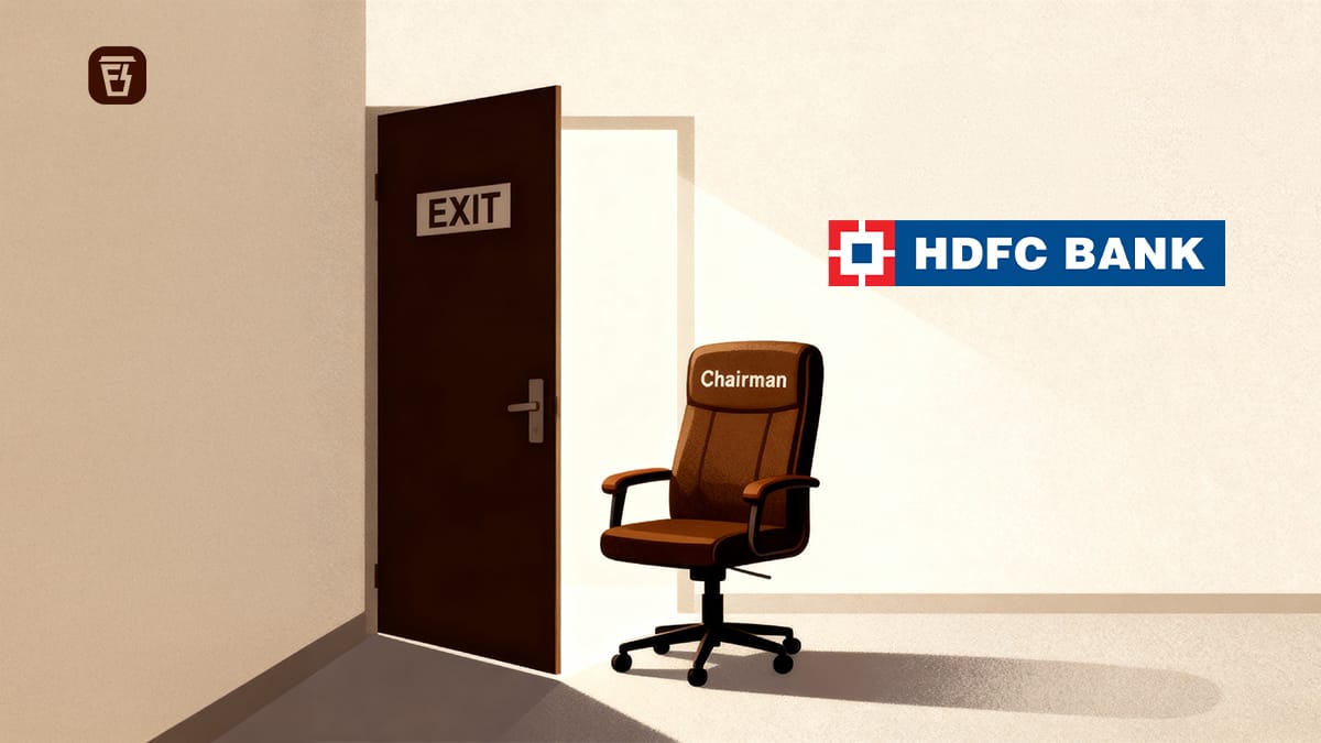 An exit at HDFC Bank without answers