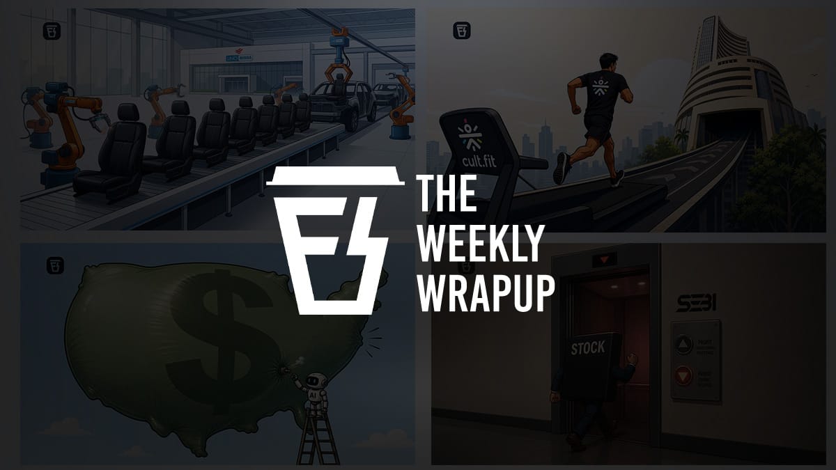 The Cult.fit IPO, if AI can fix America's debt problem and more...