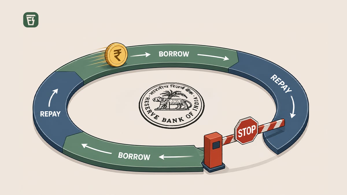 RBI's problem with revolving credit