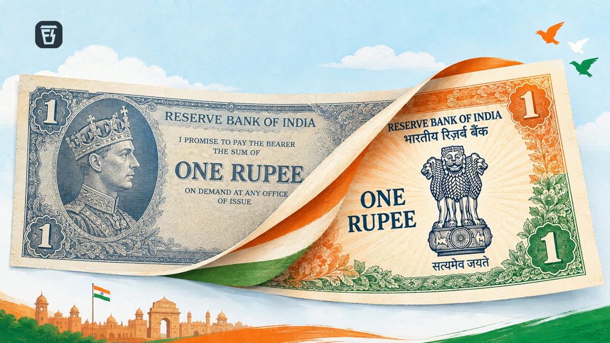 The story of the Indian rupee since 1947